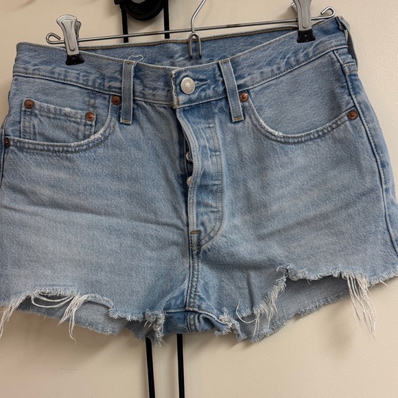 Levi's Pants - Levi's Light Blue Jean Shorts